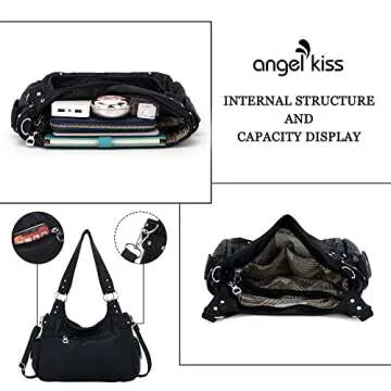 Angelkiss Faux Leather Handbag - Stylish and Versatile