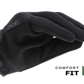 Mechanix Wear: Tactical Specialty Pursuit D5 Cut Resistant Covert Work Gloves (X-Large, All Black)