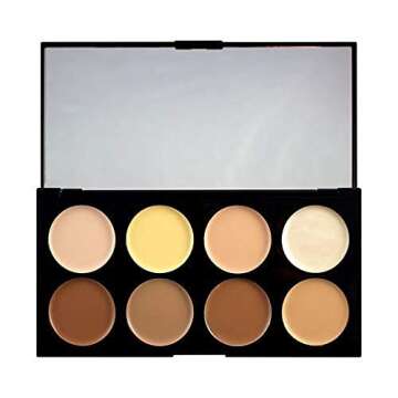 Makeup Revolution Ultra Cream Contour Palette - 8 Creamy Shades for All Skin Tones