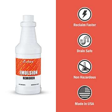 Ecotex® Screen Printing Cleaning Kit - Emulsion Remover - Press Wash Plastisol Ink Cleaner, Hyper H...