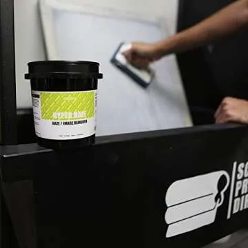 Ecotex® Screen Printing Cleaning Kit - Emulsion Remover - Press Wash Plastisol Ink Cleaner, Hyper Haze Remover and Degreaser, Premium Hand Cleaner and Scrub Pad - Screen Printing Supplies