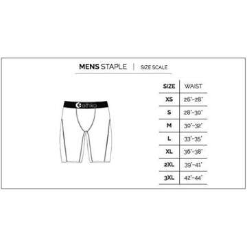 Ethika Mens Staple Boxer Briefs | Desert Storm (Assorted, Small)