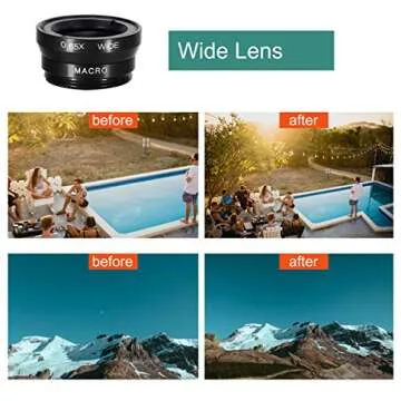 Ailun Clip-On Lens Kit: Enhance Your Smartphone Photos