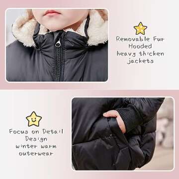 TUONROAD Toddler Winter Coat - Cozy & Stylish Outerwear