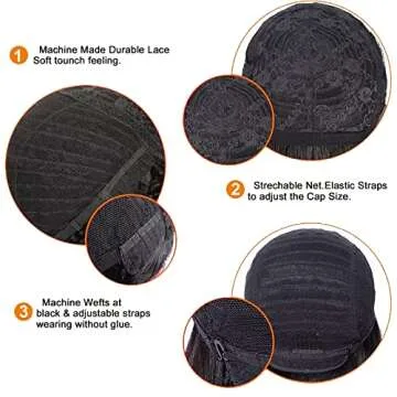 VCK Short Human Hair Wigs for Black Women - Versatile Pixie Cut