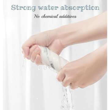 Caiery Baby Muslin Washcloths - Soft & Absorbent Set