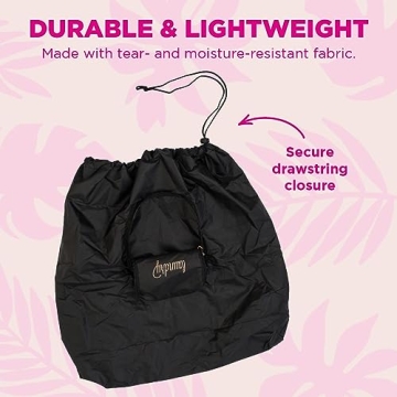 Miamica Foldable Travel Laundry Bag for Organized Travel