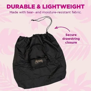 Miamica Foldable Travel Laundry Bag for Organized Travel