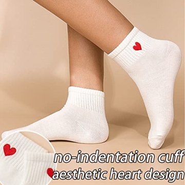 Chunfo Cute Heart Bear Patterns Bobby Socks - Adorable & Comfy Accessories