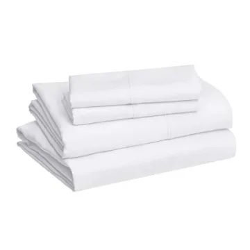 Amazon Basics 4 Piece Super Soft Microfiber Bed Sheet Set