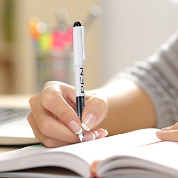 EEOYU 12 Pack Disposable Fountain Pens - Smooth Writing & Colors