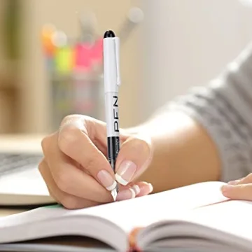 EEOYU 12 Pack Disposable Fountain Pens - Smooth Writing & Colors