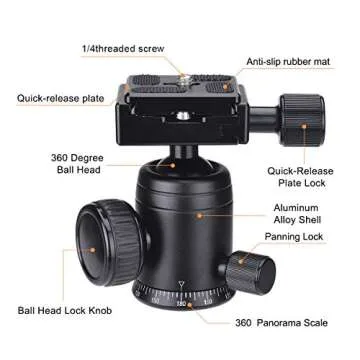 Heavy Duty DSLR Suction Cup Car Mount - 15KG Load Capacity