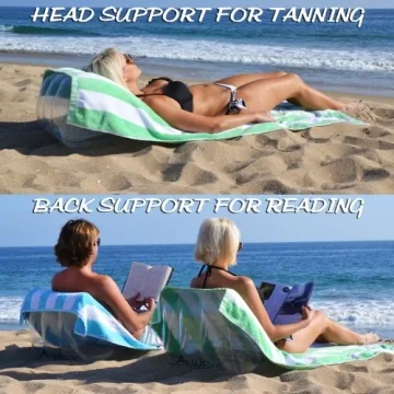 GoFloats AirWedge Inflatable Beach Chair for Comfort