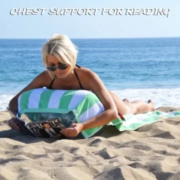 GoFloats AirWedge Inflatable Beach Chair for Comfort