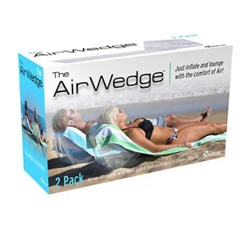 GoFloats AirWedge Inflatable Beach Chair for Comfort
