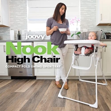Joovy Nook High Chair Easy Clean Design Safe for Kids