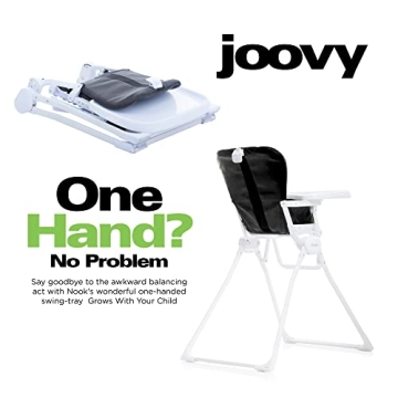 Joovy Nook High Chair Easy Clean Design Safe for Kids