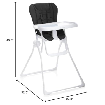 Joovy Nook High Chair Easy Clean Design Safe for Kids