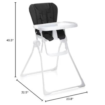 Joovy Nook High Chair Easy Clean Design Safe for Kids