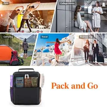 Lifewit Quick Dry Shower Caddy for College and Travel