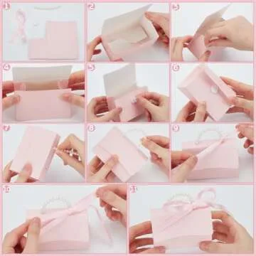 Elegant Wedding Favors Box DIY Set for Special Occasions