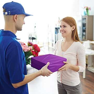 Metronic Purple Poly Mailers 14.5x19 Large Poly Mailers 100 Pack Self-Seal Shipping Bags, Packaging Bags, Shipping Envelopes, Packaging for Small Business, Boutique, Clothing