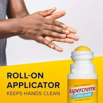 Aspercreme Max Strength Lidocaine Roll-On Pain Relief