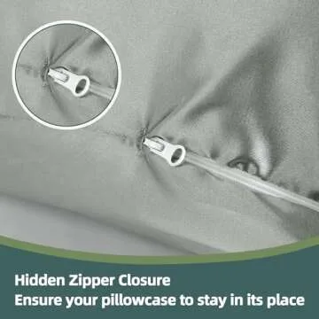 BALAPET Silky Satin Pregnancy Pillow Cover (ONLY Pillowcase), C Shaped Large Luxurious Smooth Maternity Pillow Cover with Hidden Zip, Soft & Breathable Pillow Protector for Side Sleeper, Dark Grey