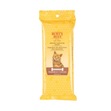 Burt's Bees for Pets Cat Dander Wipes - Allergy Relief, 50 Count