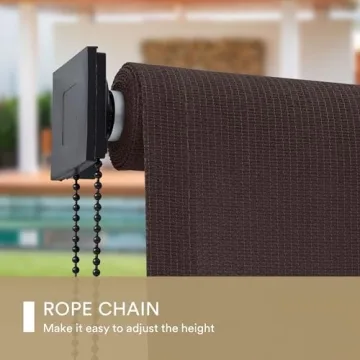 DIFY Outdoor Roller Shade Blinds for Patios and Decks