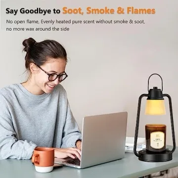 MAOYUE Dimmable Candle Warmer Lamp with Timer