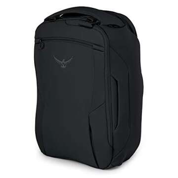 Osprey Porter 46L Travel Backpack, Black