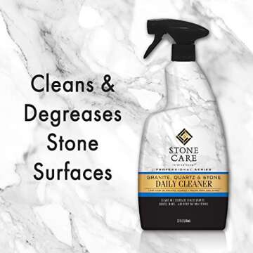 Premium Granite Cleaner for Stone Surface Care - 32oz