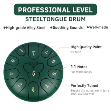 Steel Tongue Drum – 11 Notes for Yoga & Meditation