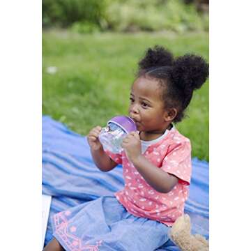 Philips Avent My Little Sippy Cup, Pink/Purple, 7oz, 2 piece