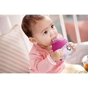Philips Avent My Little Sippy Cup, Pink/Purple, 7oz, 2 piece