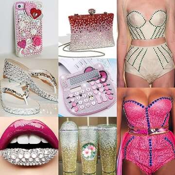 CLRDIVA 3000pcs 4mm Black Resin Rhinestones Bulk Flatback Jelly Gems Flat Back Crystals Non Hotfix Wholesale Stones Diamonds for Crafts Tumblers Face Eye Makeup Nails Bling DIY Decoration