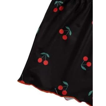 SweatyRocks Women's Summer Strawberry Print Cami Top and Shorts Sleepwear Pajamas Set