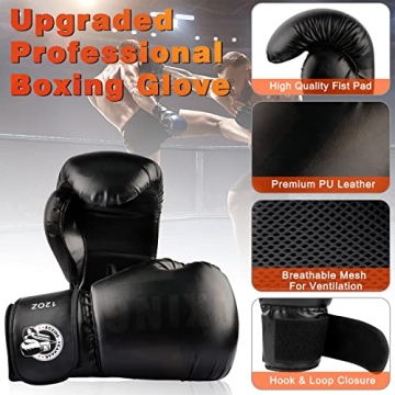 Vkahaak 4ft Punching Bag Set with Boxing Gloves Home Gym