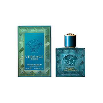 Versace Eros Eau De Parfum Spray for Men, 3.4 Ounce