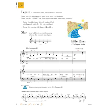 Piano Adventures Lesson Book Level 1 for Young Beginners