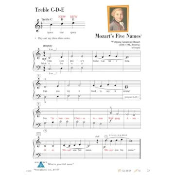 Piano Adventures Lesson Book Level 1 for Young Beginners