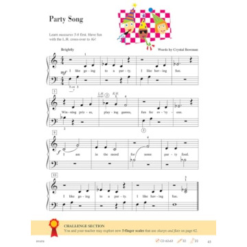 Piano Adventures Lesson Book Level 1 for Young Beginners