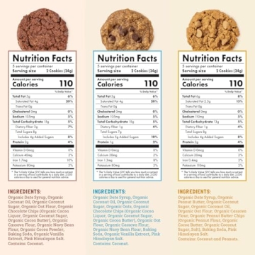 Skout Organic Soft Baked Cookie Variety Pack (3 Pack) | Soft Baked Cookies | Plant-Based | Vegan | Gluten, Dairy, & Soy Free