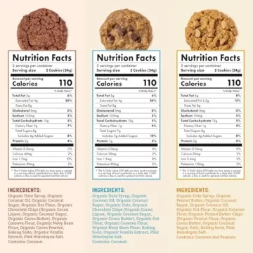 Skout Organic Soft Baked Cookie Variety Pack (3 Pack) | Soft Baked Cookies | Plant-Based | Vegan | Gluten, Dairy, & Soy Free