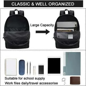 Stylish USB Charging Laptop Backpack for School