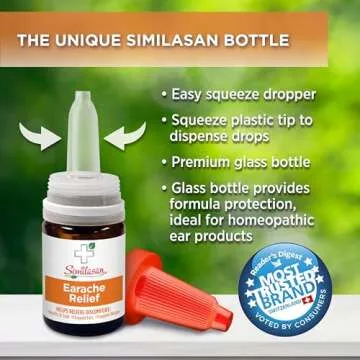 Similasan Earache Relief Ear Drops for Natural Comfort