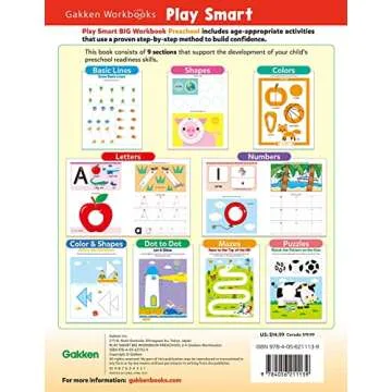 Play Smart Big Workbook Preschool Ages 2-4: Over 250 Activities