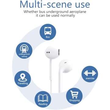 Wired Earphones for iPhone with Lightning Connector